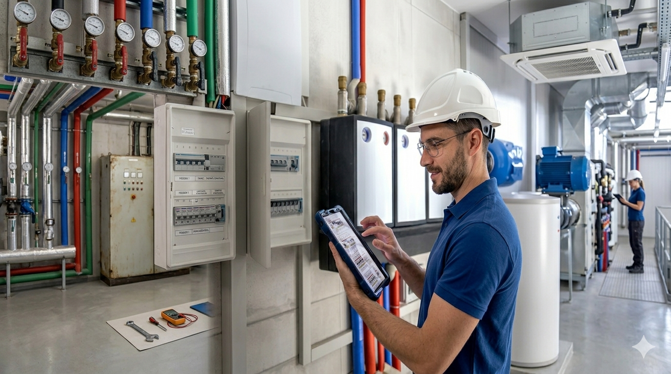 Ingenieros de Voltpath haciendo levantamiento eléctrico